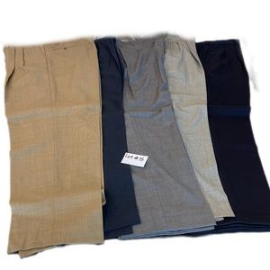 Men’s assorted dress pants 42x32 (5-pairs)